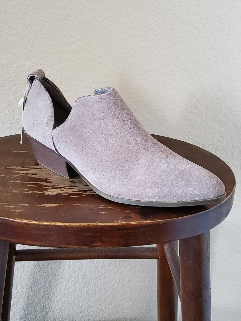 Joie Rowen Taupe Suede Cutout Ankle Booties - Size 9.5M NWOB​
